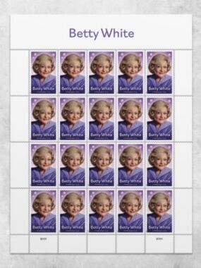 100 Betty White Actress Comedienne USPS Forever Stamps Wedding Invitations